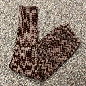 Workshop Republic Clothing blk/brown leggings size Small